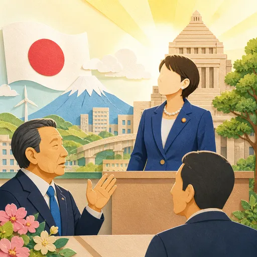 麻生太郎氏が高市政権の1年を「明るくなった」と評価 | AIVox